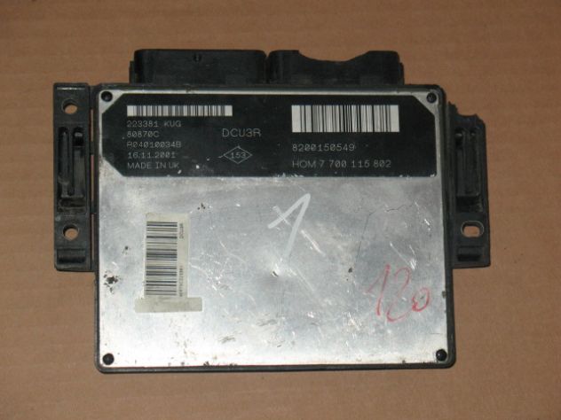 8200150549 ECU KANGOO 1.9 8200150549 R04010034B DCU3R HOM7700115802