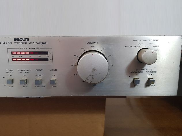 Amplificatore Hi-Fi Seoum SA-4130 da revisionare - Foto 2