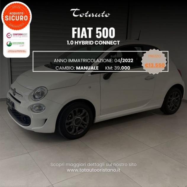 FIAT 500 1.0 Hybrid Connect rif. 23940870