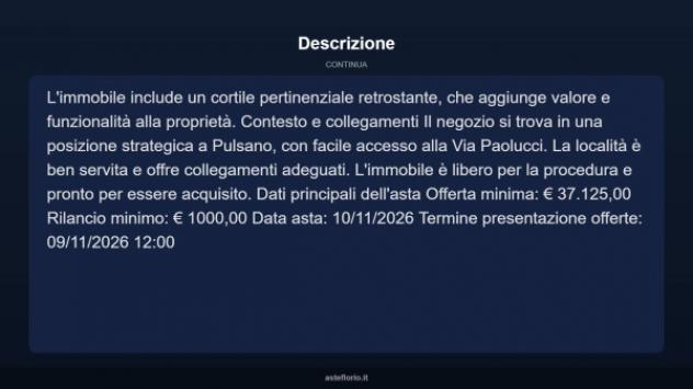 Immobile in asta di 85 m² in vendita a Pulsano - Foto 4