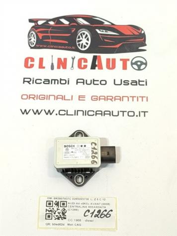 SENSORE IMBARDATA AUDI A4 Avant (8K5) 8K0907637C 0265005738 CAG (0815)