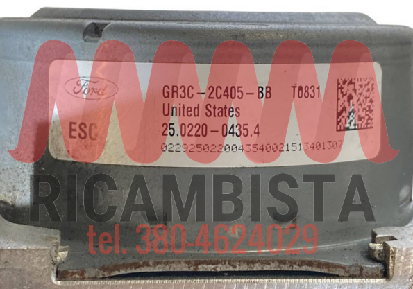 GR3C2C405BB Ford Mustang 2019 gruppo pompa ABS
