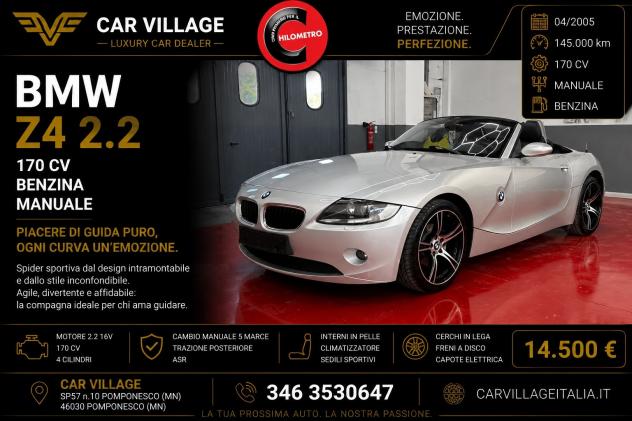 Bmw Z4 2.2i cat Roadster