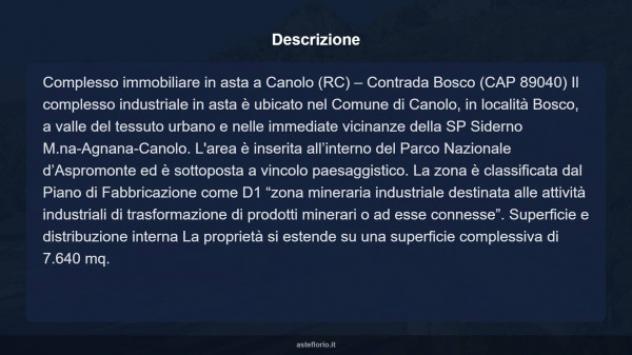Immobile in asta di 7640 m² in vendita a Canolo - Foto 9
