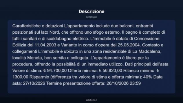 Immobile in asta di 45 m² in vendita a La Maddalena - Foto 15