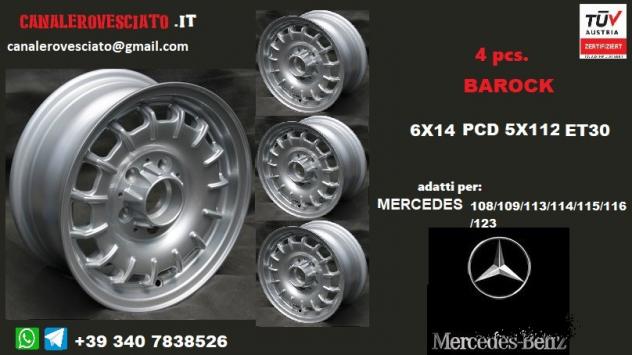 Cerchi barock 6x 14 5x112 et30 mercedes