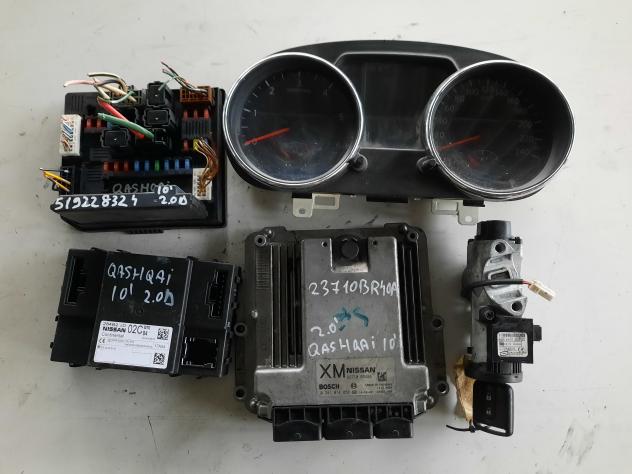 KIT CENTRALINA MOTORE NISSAN Qashqai 2° Serie 0281014858 diesel 2.0 (1013)