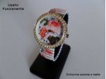 Orologio da polso femminile (rose) cinturino a molla