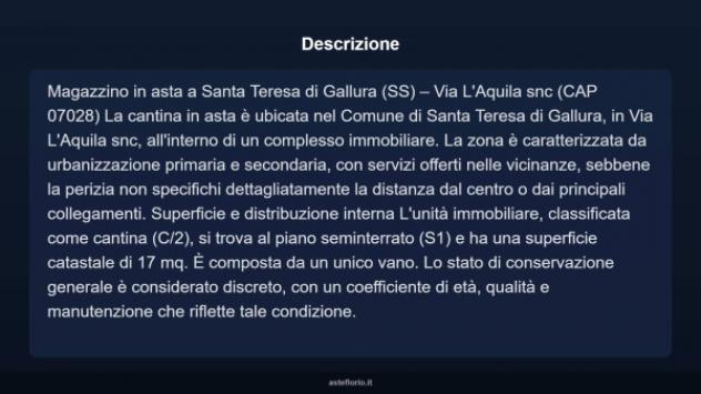 Immobile in asta di 17 m² in vendita a Santa Teresa Gallura - Foto 5