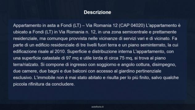 Immobile in asta di 97 m², box auto in vendita a Fondi - Foto 12