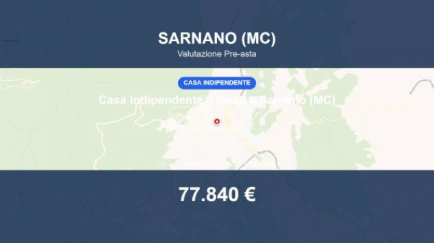 Immobile in asta di 135 m² con più di 5 locali e box auto in vendita a Sarnano