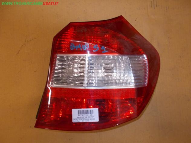 FANALE POST.D. ROSSO BIANCO BMW Serie 1 E87 5 porte  Parti elettriche  Fanaleria  Fanali  Fanale post. sx. BMW - Serie 1 E87 5 porte - 01-08-2004 - 01