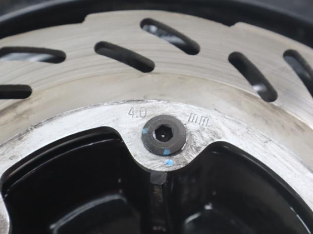SYM JOYMAX 300 Z+ 42601L9F000KB CERCHIO RUOTA POSTERIORE 4.0X13 21 - 24 REAR WHEEL - Foto 5