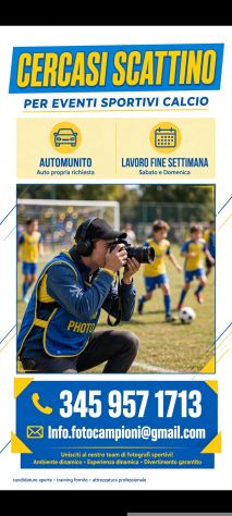 Cerchiamo fotografo/scattino