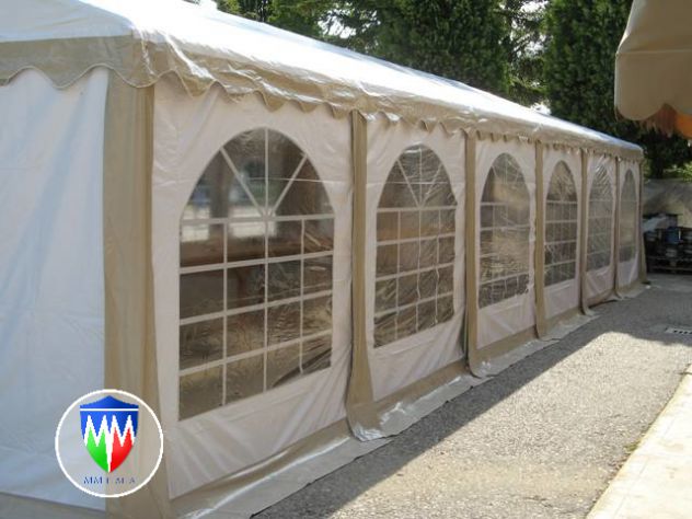 TENDONI PER FESTE GAZEBO PER EVENTI 5 X 10 VELCRO SYSTEM A ASCOLI PICENO - Foto 8