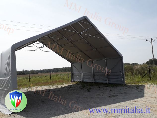 Tendostrutture Agritunnel in Offerta 8 x 40 x 5,12 Mt. a Ravenna - Foto 5