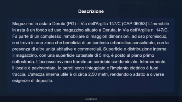 Immobile in asta di 5 m² in vendita a Deruta - Foto 6