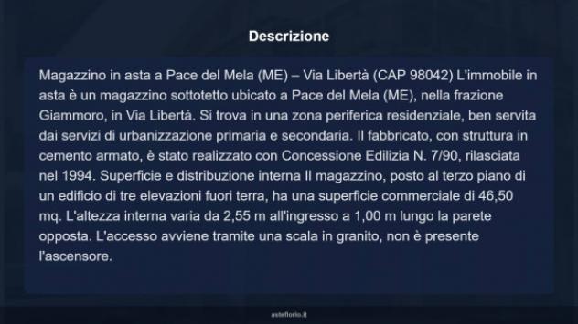 Immobile in asta di 46 m² in vendita a Pace del Mela - Foto 5