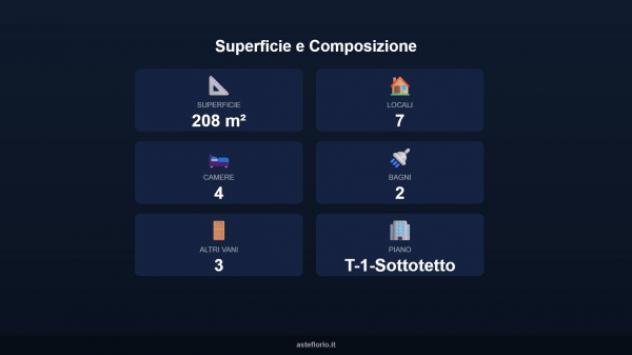 Immobile in asta di 208 m² con più di 5 locali e box auto in vendita a Fucecchio - Foto 18