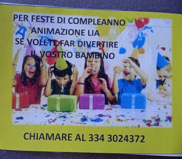 Animazione feste bimbi