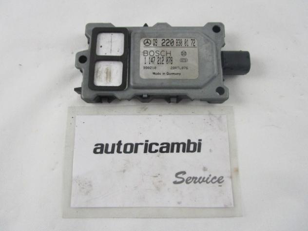2208300172 SENSORE QUALITÀ ARIA INTERNA ABITACOLO MERCEDES CLASSE S W220 5.0 B AUT 225KW (1999) RICAMBIO USATO