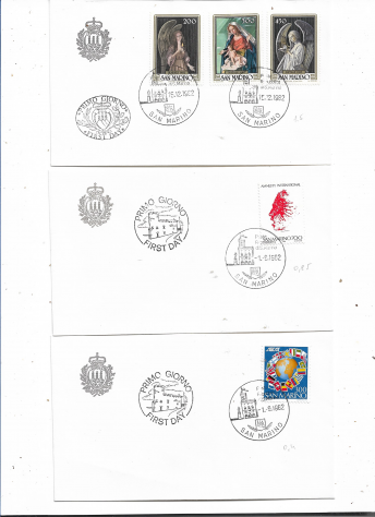 1963/92 SAN MARINO N 65 BUSTE FDC N 6 CP N 80 FRANCOBOLLI - Foto 3