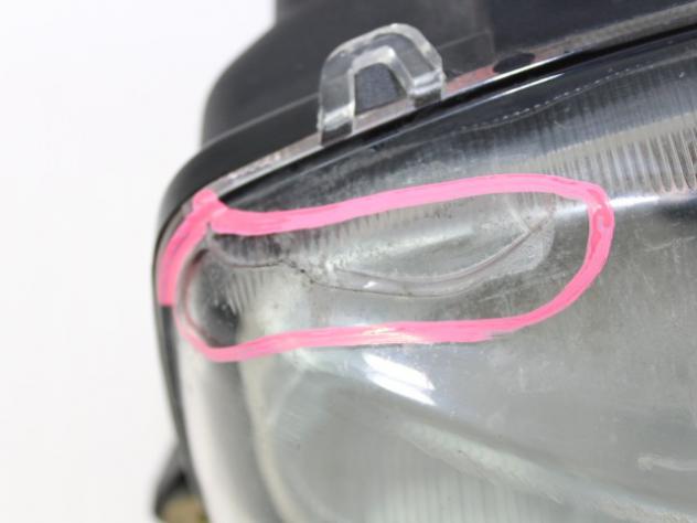 FARO ANTERIORE DUCATI SS 620 S SUPERSPORT 2003-2004 0028316 HEDALIGTH CON DIFETTI - Foto 2