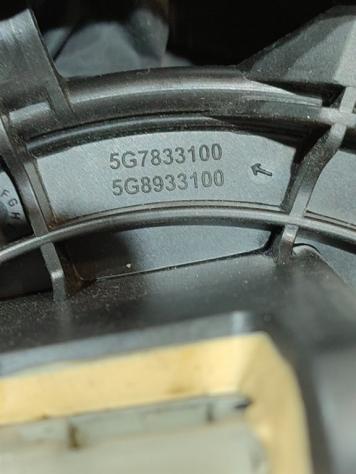 VENTOLA ABITACOLO LANCIA Delta 3° Serie 5G7833100 5G8933100 198A2000 diesel 1598 (0811) - Foto 4