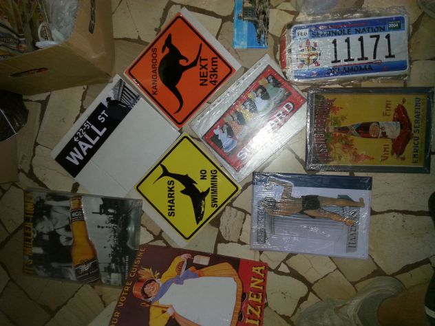 COLLEZIONE TARGHE METALLO NUOVE - Foto 3