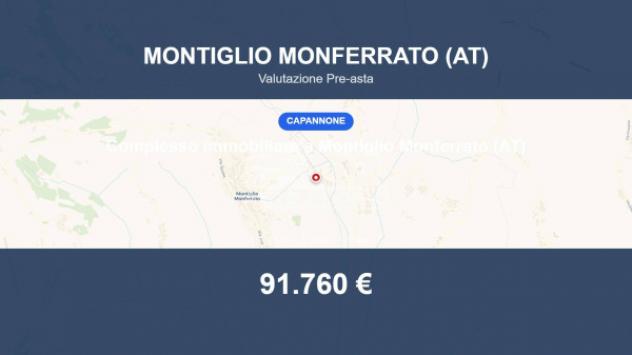 Immobile in asta di 1000 m² in vendita a Montiglio Monferrato