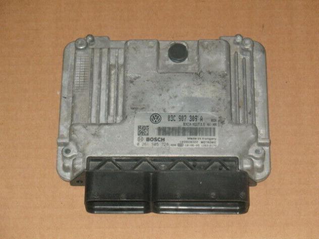 0261S05728 ECU VOLKSWAGEN GOLF 1.4 TSI 0261S05728 03C907309A MED17 5.5