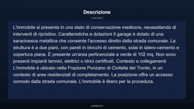 Immobile in asta di 46 m² in vendita a Civitella del Tronto - Foto 7