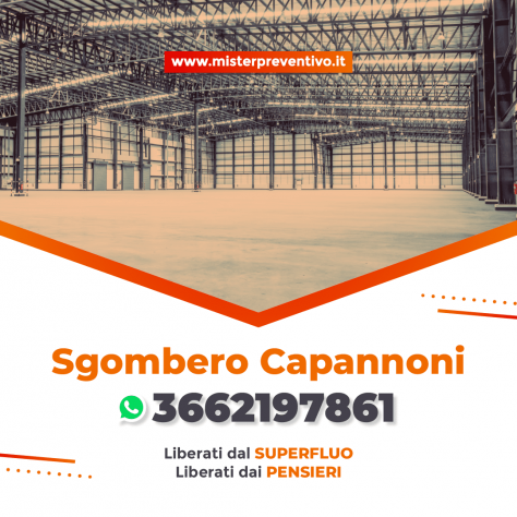 Sgombero Capannoni Pavia - Gratis o a pagamento