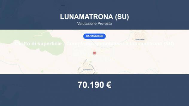 Immobile in asta di 4920 m² in vendita a Lunamatrona
