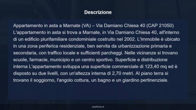 Immobile in asta di 135 m² con più di 5 locali e box auto in vendita a Marnate - Foto 10