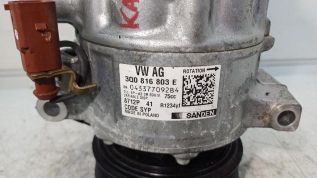 COMPRESSORE A/C SKODA Kamiq Serie 3Q0816803E/043377092B4 DLAC benzina 999 (18) - Foto 2