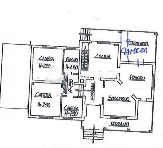 CASA INDIPENDENTE di 4 vani e di 380 mq (GODEGA DI SANT'URBANO) rif. GA8 - Foto 14