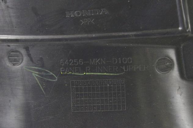 HONDA CBR 650 R 64266MKND10 COVER ANTERIORE DESTRA INTERNA RH01 21 - 23 RIGHT INNER PANEL - Foto 5