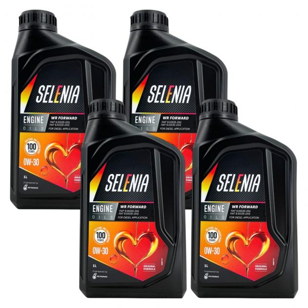4L Olio Motore Selenia WR Forward 0W30 Diesel Euro 6 ACEA C2 C3