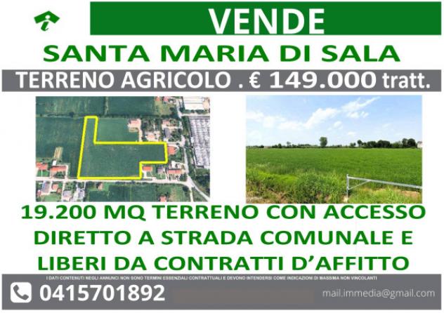 Terreno di 19200 m² in vendita a Santa Maria di Sala - Foto 3