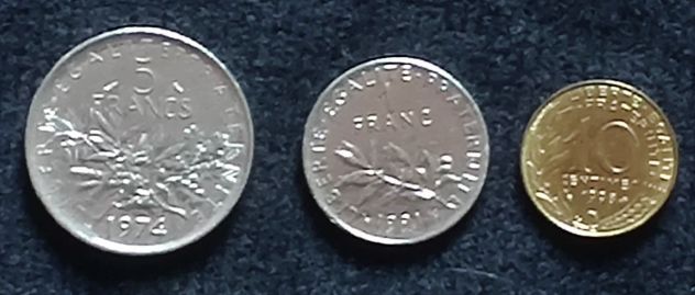 Franchi francesi fra 1974 e 1998. - Foto 4