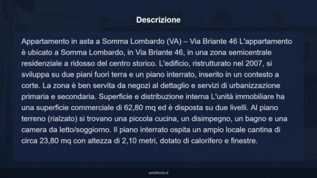 Immobile in asta di 62 m² in vendita a Somma Lombardo - Foto 14