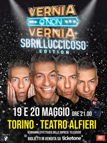19/05  - 20/05:GIOVANNI VERNIA, in tournée nel 2026 con VERNIA O NON VERNIA - SBRILUCCICOSO EDI