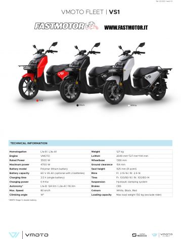 Scooter elettrico delivery - Super Soco VS1 - Foto 4