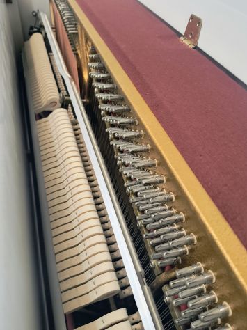 Pianoforte Sauter 120 bianco tedesco R2 con doppio scappamento con trasporto - Foto 7