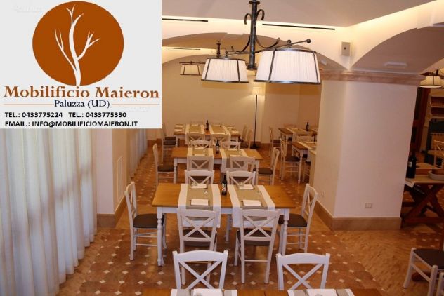 Tavoli Modena Per Arredo Bar Ristorante Pizzeria Shabby Chic - Foto 2
