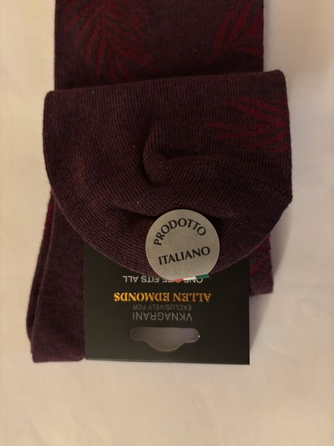 CALZE NUOVE DA UOMO IN COTONE FIRMATE ORIGINALI ALLEN EDMONDS,MADE IN ITALY - Foto 6