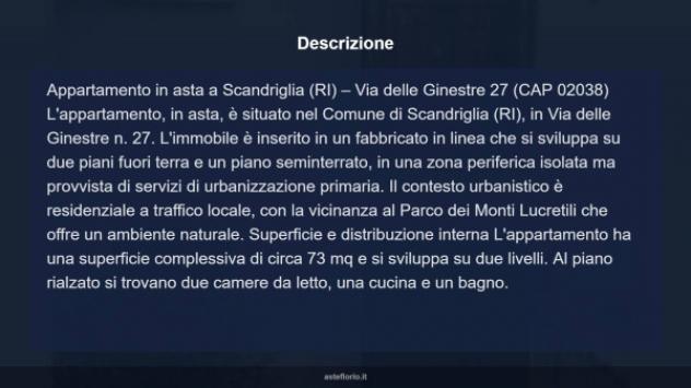 Immobile in asta di 73 m² in vendita a Scandriglia - Foto 10