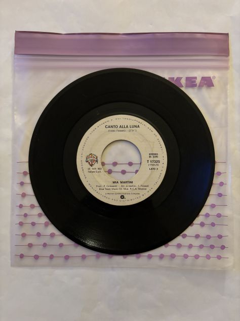 VINILE 45 GIRI:MIA MARTINI”DANZA”-“CANTO ALLA LUNA” (1979) 1’ STAMPA - Foto 3