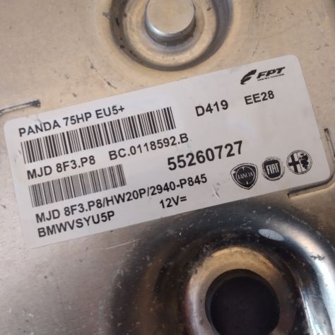 CENTRALINA MOTORE MAGNET MARELLI MJD 8F3.P8 55260727 FIAT PANDA - Foto 9
